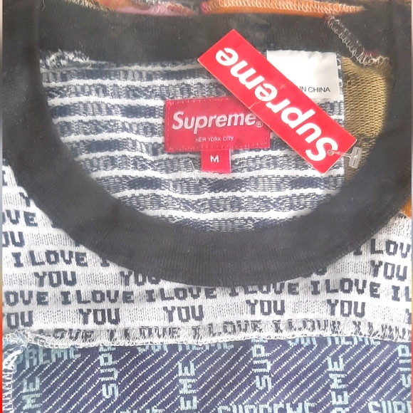 Supreme Patchwork Jaquard L/S Top *SS23* *NWT* - Picture 6 of 7